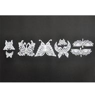 FOUR-C Silicone Embossing Mat Butterfly Lace Mold Color Pink N5