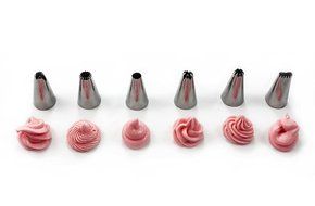 10-Pieces Pastry and Cake Decorating Kit Perfect for Decorating Cupcakes, Cakes, or Pastries - Includes 6 Frosting...