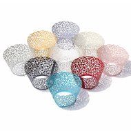 UNIQLED Filigree Artistic Bake Cake Paper Cups Little Vine Lace Laser Cut Liner Cupcake Wrappers Baking Cup Muffin... N7