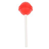 Safe Lollipop Silicone Tea Leaf Infuser Strainer Herbal Spice Filter Diffuser - Red N3