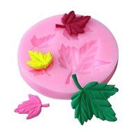 Leaves Pattern Silicone Sugar Jelly Baking Candy Fondant Craft Mold DIY Cake Decorating Mould N7