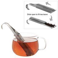 Stainless Steel Tea Infuser / Long Handled Hook Cylindrical Loose Tea Leave Strainer, MyGift N2