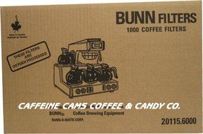 Bunn 12 Cup Coffee Filters 20115.6 - 1000 Count, White