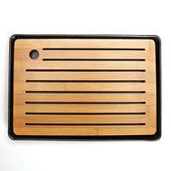 CCWY Dry&nbsp;tea&nbsp;kungfu&nbsp;tea&nbsp;Quartet&nbsp;tea&nbsp;heitaozhu&nbsp;tea tray&nbsp;sea-water&nbsp;tray,&nbsp;black&nbsp;rectangle&nbsp;tray N2