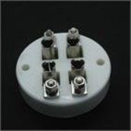 New 1PC 4 Pin Ceramic Tube Socket for VT-129 304TL 304TH
