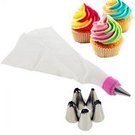 Genenic Tips Sugar Craft Cupcake Icing Piping Nozzles Decorating Tool Set Pastry Bag N6