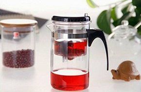 UniversalD&reg; - Glass Gongfu Tea Maker Press Art Cup Teapot with Infuser 500ml N3