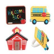 Back to School Icon Cupcake Rings - 24 pcs