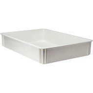 Cambro DB18263CW148 Pizza Dough Box 26"L x 18"W x 3"D white - Case of 6