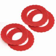 Norpro 3280 Silicone Mini Pie Pan Shields, Set of 4 N4