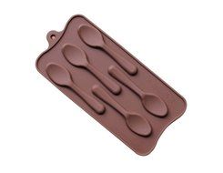 Wocuz Chocolate Candy Molds Fondant Making Pan Supplies Food-grade Silicone Mold (Spoon)