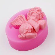 Baby Angel 3D Cake Mold Fandont Soap Candle Mould Sililcone Candy Chocolate Mould Gum Paste Cake Baking Craft... N5