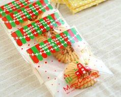100 PCS Lovely Cute Bowknot OPP Self Adhesive Cookie Bakery Candy Biscuit Roasting Treat Gift DIY Plastic Bag... N21