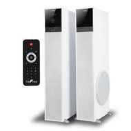 beFree Sound Bluetooth Tower Speakers with optical input