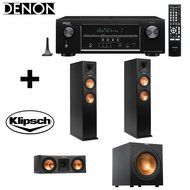 Denon AVRS700W 7.2 Channel Full 4K Ultra HD A/V Receiver with Bluetooth and Wi-Fi + 2 Klipsch RP-260F Reference...