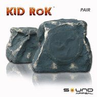 KiD RoK Outdoor Rock Speaker Grey Slate by Sound Appeal N3