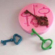 Y&amp;XL&amp;H Silicone Mold/Mould Steampunk Skeleton Key For Crafts Jewelry Chocolate Fondant PMC Resin Clay N2