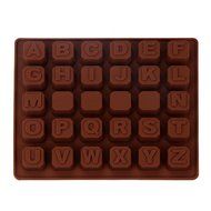 Creazy&reg; Silicone Letter Alphabet Cake Fondant Mould Chocolate Cookies Candy Mold (coffee) N4