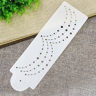 Sher Pearl Cake Stencil for Cake Decorating, Cake Side Stencil, Cookie Stencil, Wall Stencil, N3