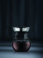 Bodum 11571-109 Pour Over 1 L Coffee Maker with Permanent Filter, 34 oz, Cork Band N23