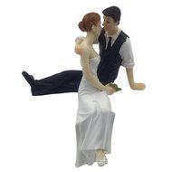 Romantic Look of Love Bride and Groom Wedding Cake Topper Cake Decoration Figurine Keepsake N10