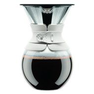 Bodum 11571-109 Pour Over 1 L Coffee Maker with Permanent Filter, 34 oz, Cork Band N25