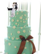 Romantic Look of Love Bride and Groom Wedding Cake Topper Cake Decoration Figurine Keepsake N11