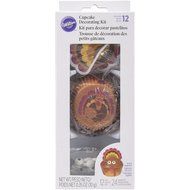 Wilton 415-3277 Turkey Cupcake Decorating Kit, Assorted