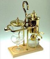 Royal Belgian Balancing Siphon Coffee Maker Gold Polished Brass