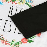 T-Shirt ,BeautyVan Cute Baby Kids Boys Girls Long Sleeve Letter Flowers Print T-Shirt Top Outfits (4T, Black) N7