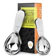 1Easylife Endurance 18/8 Stainless Steel Coffee Scoops Set, 2 Piece Ergonomic Measuring Spoons, 1 Tbsp &amp; 2 Tbsp... N5
