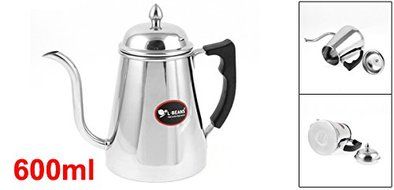 Antrader Plastic Handle Stainless Steel 600ml Coffee Drip Dripper Maker Pot Commercial N2