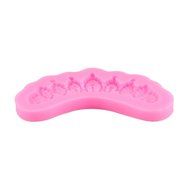 Mujiang Baking Molds Silicone Crown Fondant Mold Queen Candy Chocolate Molds For Sugar Craft Gum Pate Cake Decorating N8