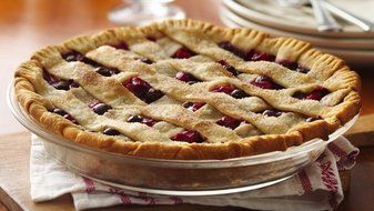 Anchor Hocking Ceramic Pie Plates 9-Inch, Purple N8