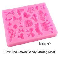 Mujiang Baking Molds Silicone Crown Fondant Mold Queen Candy Chocolate Molds For Sugar Craft Gum Pate Cake Decorating N9
