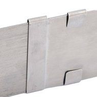 uxcell Metal Square Kitchen Adjustable Cake Bread DIY Tool Baking Mold Sliver Tone N2