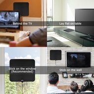 Digital TV Antenna indoor, Imoch Amplified HDTV Antenna 50 Mile Range with Amplifier Signal Booster for UHF VHF... N6