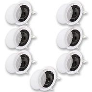 Acoustic Audio CS-IC63 In Ceiling 6.5" Home Theater 7 Speaker Set 3 Way 2100 Watt CS-IC63-7S