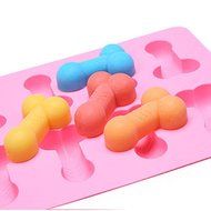 Novelty Hens Penis Willy Dick Silicone Ice Tray Chocolate Cake Jelly Mould CT13