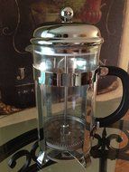 Evviva French Press with Sleek Stainless Coffee Scoop