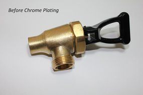 S-Type Chrome-Plated Copper Faucet for Large Commercial Coffee Urn, Thermal Server, Beverage Dispenser N3