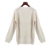 Knitwear Cardigan,Morecome Women Long Sleeve Loose Sweater Knitted Sweater (M) N2