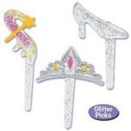 Princess Cupcake Picks (12-Pack)