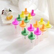 DDLBiz 8 Cell Frozen Ice Cream Pop Mold Popsicle Maker Lolly Mould Tray Pan Kitchen DIY N4