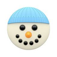 SpinningLeaf Snowman Sandwich Cookie Mold N2