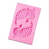 AnnyMart&reg; Silicone Embossing Mold Peacock Fondant Cake Mould Sugar Craft Decorating Molds (Peacock)