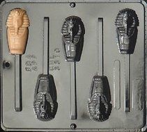 Egyptian Mummy Lollipop Chocolate Candy Mold 3310 N2