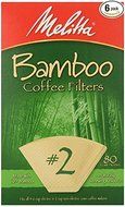 Frontier Natural Products 227310 2 Cone Coffee Filters, Bamboo 80 count