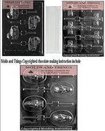 Baby's Baptism Lolly Chocolate Candy Mold, Cross Chocolate Candy Mold, Girl Communion Lolly Chocolate Candy Mold...