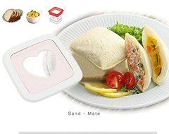 Drhob Pocket sandwich mould diy bentos balls toast baby cake bread machine cooking tools kitchen supplies sushi... N3